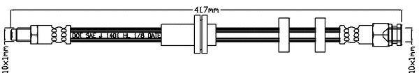 Flexible de frein JURATEK JBH1321