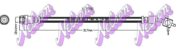 Flexible de frein KAWE H7591