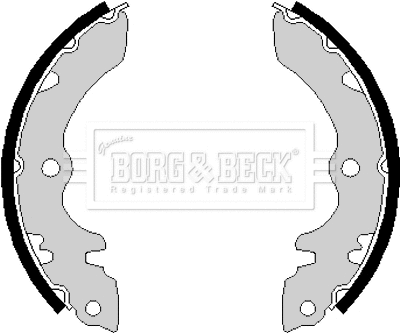 Jeu de mâchoires de frein BORG & BECK BBS6136