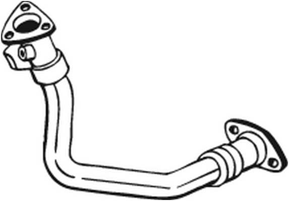 Tuyau d'échappement KLOKKERHOLM 801-125