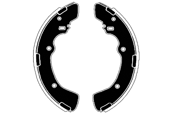 Jeu de mâchoires de frein RAICAM RA25670
