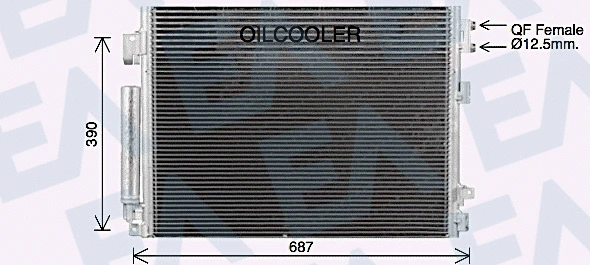 Condenseur, climatisation EACLIMA 30C12031