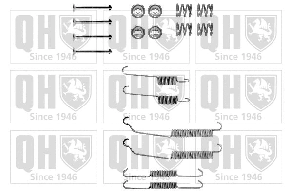 Kit d'accessoires, mâchoire de frein QUINTON HAZELL BFK248