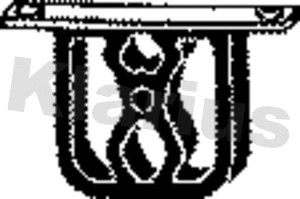 Support, silencieux KLARIUS 420226