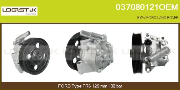 Pompe hydraulique, direction LGK 037080121OEM