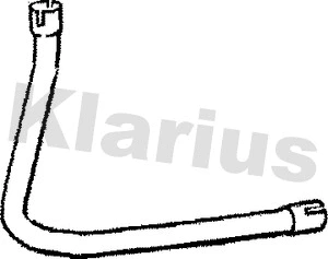 Tuyau d'échappement KLARIUS 110125