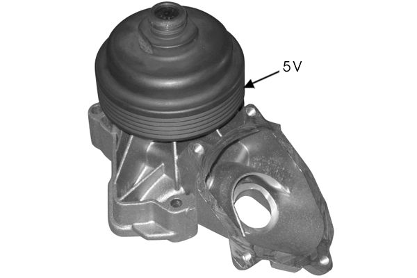 Pompe à eau, refroidissement du moteur TECDRIVE TPAE0223