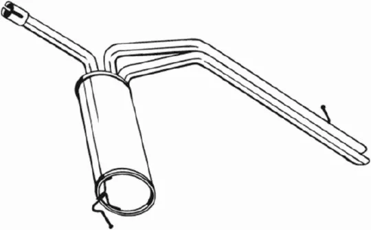 Silencieux arrière BOSAL 281-795