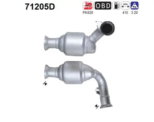 Catalyseur AS 71205D