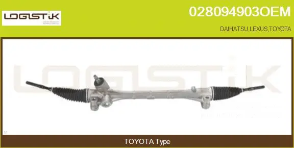 Crémaillère de direction LGK 028094903OEM