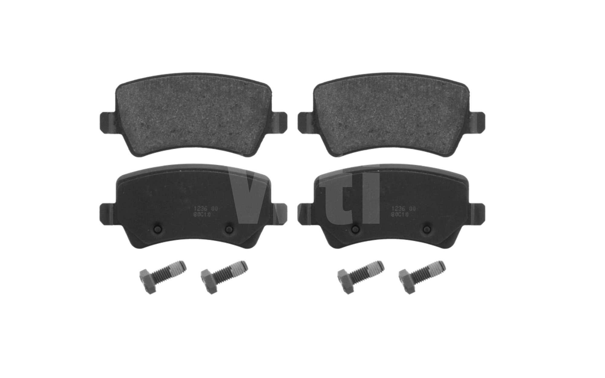 Kit de plaquettes de frein, frein à disque Wti Automotive K851053