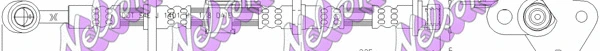 Flexible de frein BROVEX-NELSON H4403