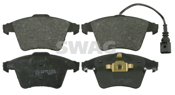 Kit de plaquettes de frein, frein à disque SWAG 30 91 6465