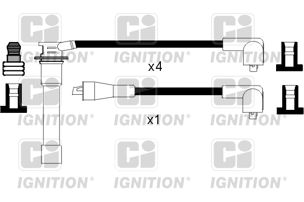 Kit de câbles d'allumage QUINTON HAZELL XC890