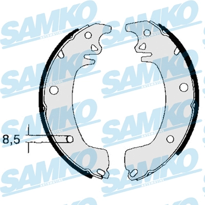 Jeu de mâchoires de frein SAMKO 83130
