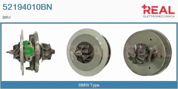 Groupe carter, turbocompresseur REAL 52194010BN