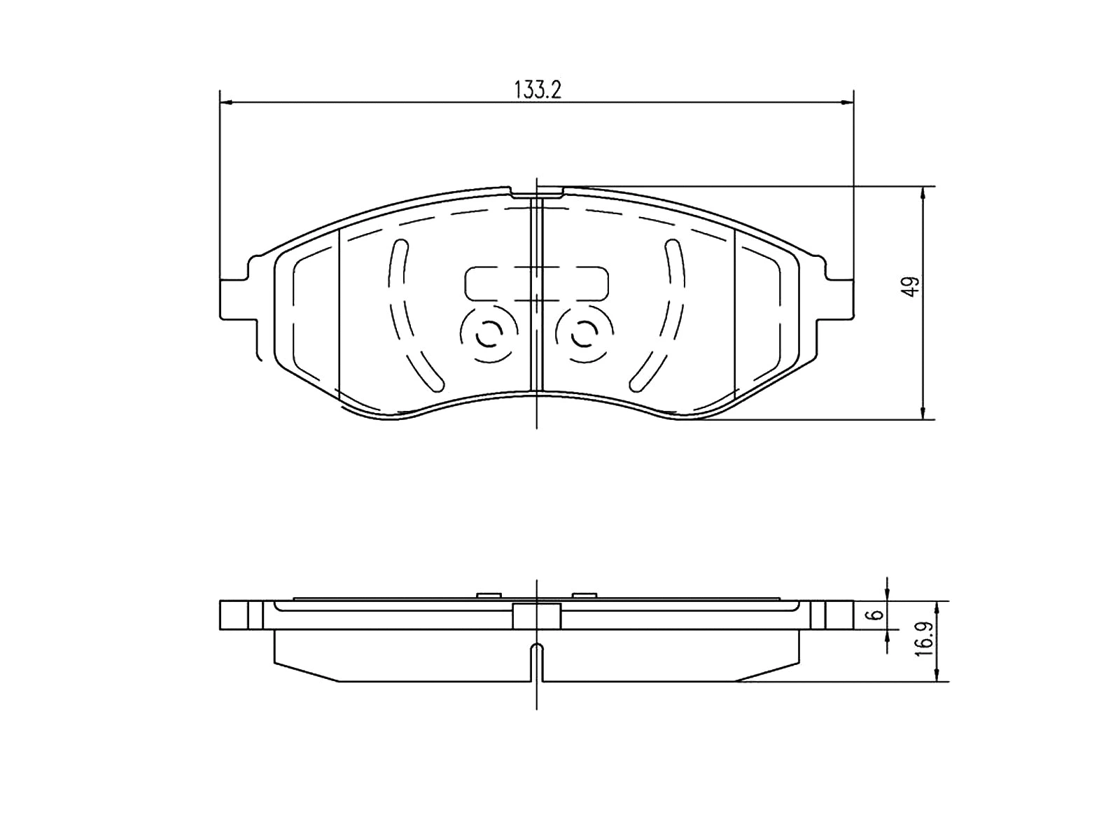 Kit de plaquettes de frein, frein à disque A.Z. Meisterteile AZMT-44-022-1195