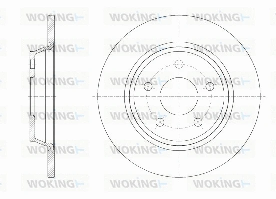 Disque de frein WOKING D62522.00
