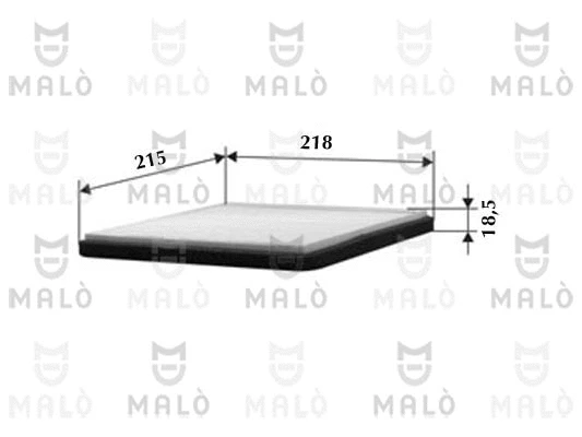 Filtre, air de l'habitacle AKRON-MALÒ 1530501