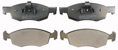 Kit de plaquettes de frein, frein à disque DENCKERMANN B110908