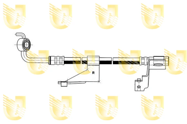 Flexible de frein UNIGOM 377298