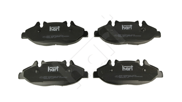 Kit de plaquettes de frein, frein à disque HART 222 403