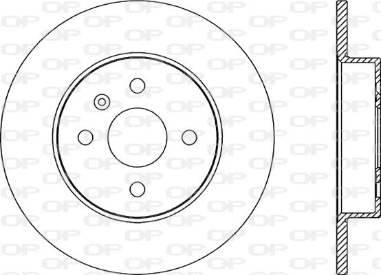 Disque de frein OPEN PARTS BDA2175.10