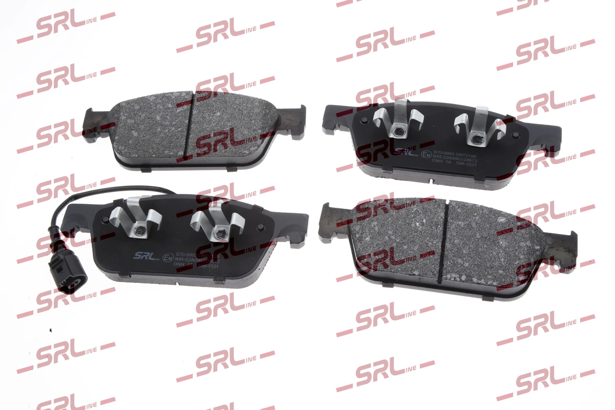 Kit de plaquettes de frein, frein à disque SRLine S70-0663