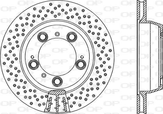 Disque de frein OPEN PARTS BDR2336.25