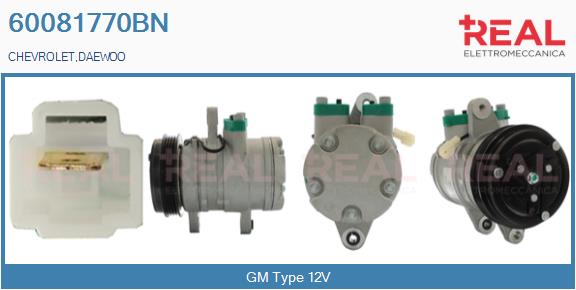 Compresseur, climatisation REAL 60081770BN