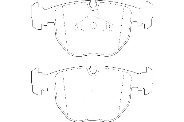 Kit de plaquettes de frein, frein à disque Omnicraft 2135024