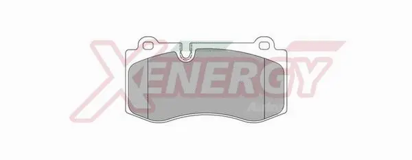 Kit de plaquettes de frein, frein à disque AP XENERGY X41070