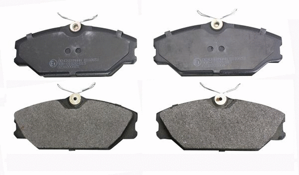 Kit de plaquettes de frein, frein à disque DENCKERMANN B110653