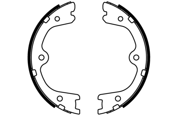 Jeu de mâchoires de frein E.T.F. 09-0704