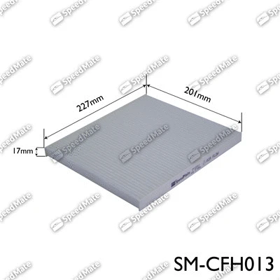 Filtre, air de l'habitacle SpeedMate SM-CFH013