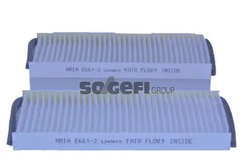 Filtre, air de l'habitacle TECNOCAR E661-2