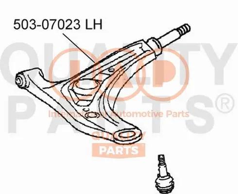Bras de liaison, suspension de roue IAP QUALITY PARTS 503-07023