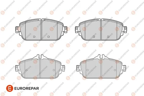 Kit de plaquettes de frein, frein à disque EUROREPAR 1686274880
