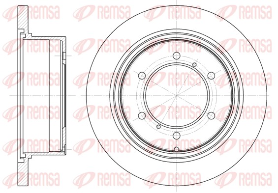 Disque de frein REMSA 6552.00