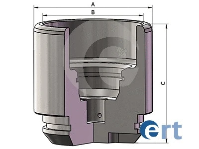 Piston, étrier de frein ERT 151454-C