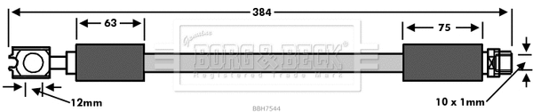Flexible de frein BORG & BECK BBH7544