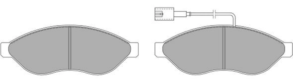 Kit de plaquettes de frein, frein à disque FREMAX FBP-1476