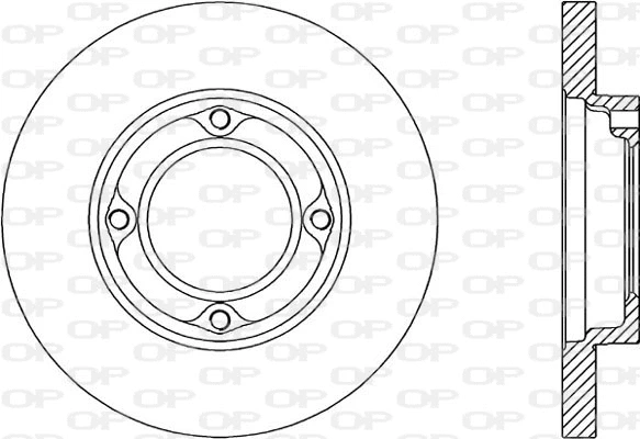 Disque de frein OPEN PARTS BDA1763.10