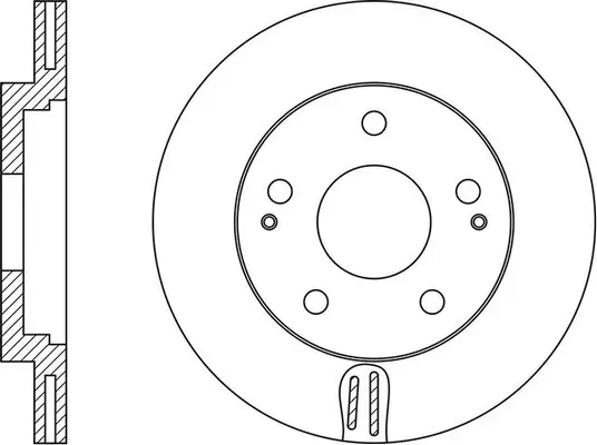 Disque de frein FIT FR0677V