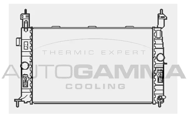 Radiateur, refroidissement du moteur AUTOGAMMA 103518