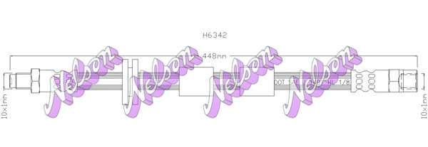 Flexible de frein KAWE H6342