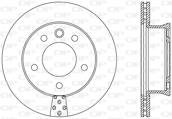Disque de frein OPEN PARTS BDA2488.20