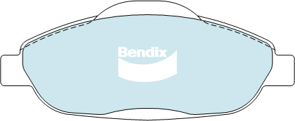 Kit de plaquettes de frein, frein à disque BENDIX-SEA DB2119 EURO+