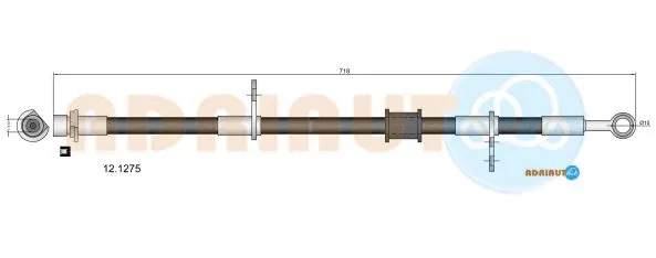 Flexible de frein ADRIAUTO 12.1275