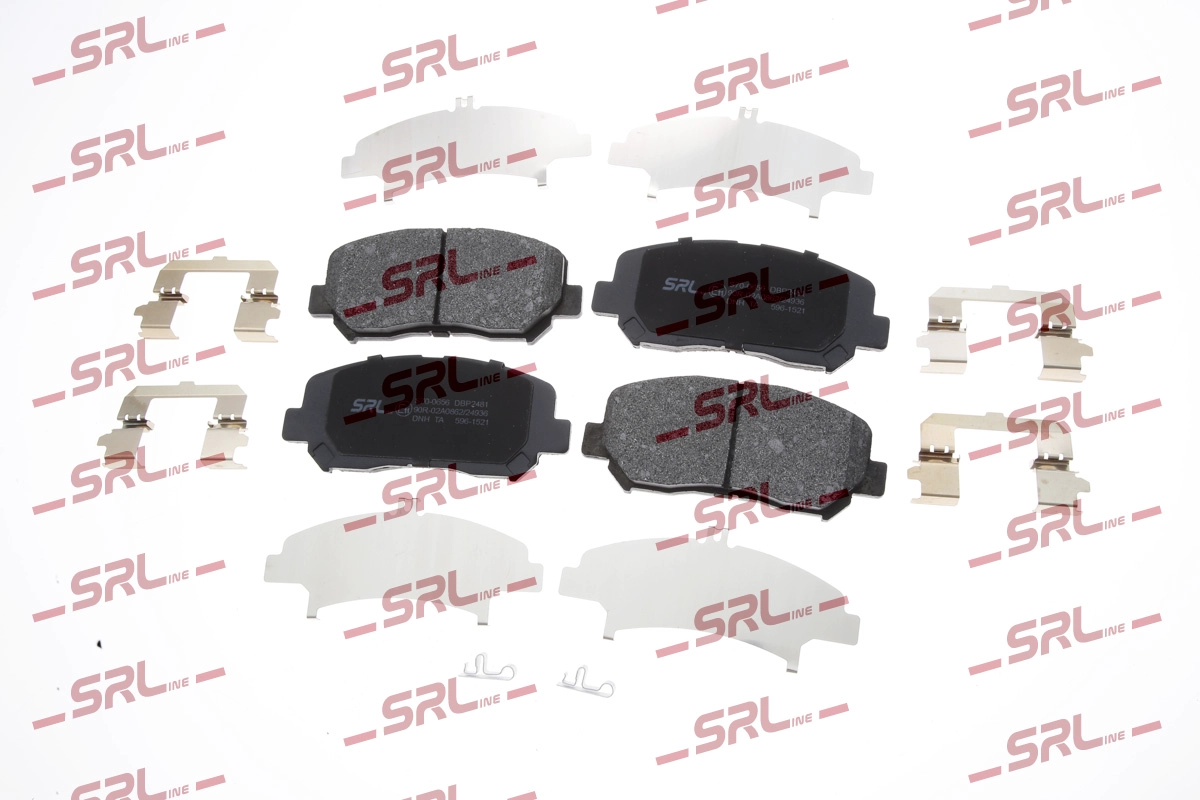 Kit de plaquettes de frein, frein à disque SRLine S70-0656